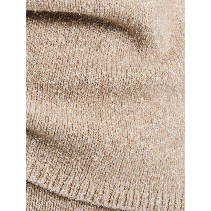 Veronika Maine Merino Silk Blend Textured Funnel Neck Sweater image number 2